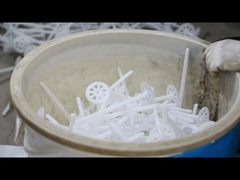 PE Outer And Iron Nail Inside 80mm 3.7mm Plastic Insulation Anchors