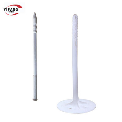 ওয়াল গ্রে পিপি উপাদান 50 মিমি প্লাস্টিক নিরোধক অ্যাঙ্কর