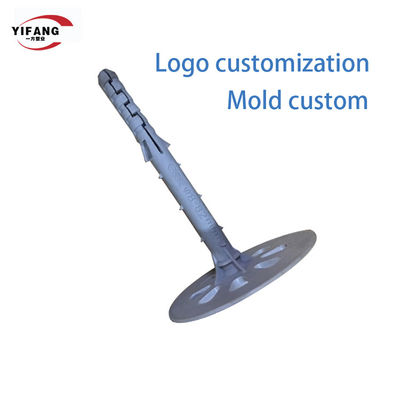 তাপ সংরক্ষণ 55 মিমি নিরোধক বোর্ড প্লাস্টিক ওয়াশার সঙ্গে পেরেক