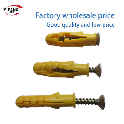 6x30mm 8x40mm প্রসারিত স্ক্রু প্লাস্টিক কংক্রিট ফাস্টেনার পরিবেশগত সুরক্ষা