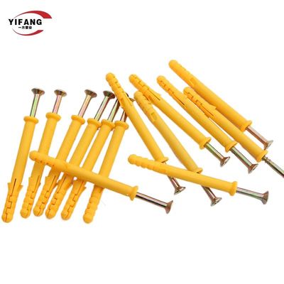 রাবার নাইলন 8*40mm প্লাস্টিক ওয়াল প্লাগ অ্যাঙ্কর