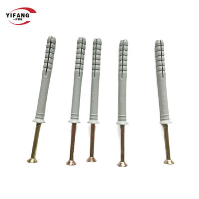 গ্যালভানাইজড স্টীল ওয়াল প্লাগ প্লাস্টিক সম্প্রসারণ অ্যাঙ্কর শক প্রতিরোধক