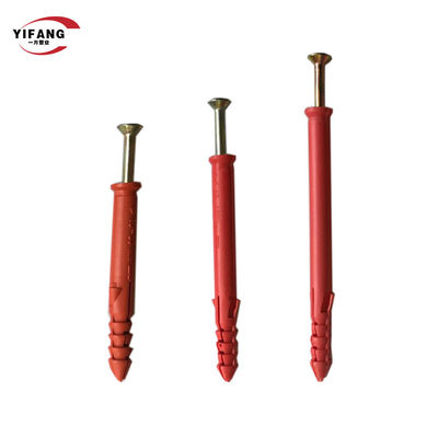 6*30 প্লাস্টিক PE সম্প্রসারণ ওয়াল অ্যাঙ্কর প্লাগ / অ্যাঙ্কর বোল্ট ফাস্টেনার