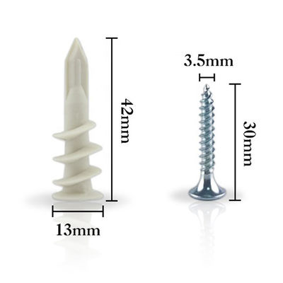 Drywall জন্য 15x33mm নিরোধক JIS প্লাস্টিক ওয়াল অ্যাঙ্কর