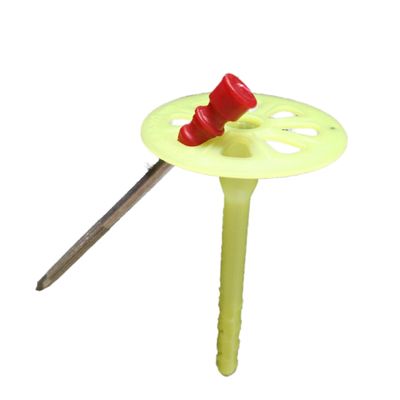 55mm ডিস্ক বিল্ডিং ওয়াল ফিক্সিং 8x95mm প্লাস্টিক নিরোধক অ্যাঙ্কর