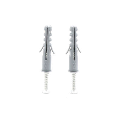 আর্কিটেকচার 10x50mm নাইলন প্লাস্টিক ওয়াল প্লাগ