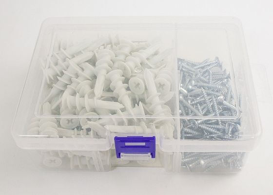 13x40mm নাইলন ওয়াল অ্যাঙ্কর স্ক্রু দিয়া 4-4.5mm